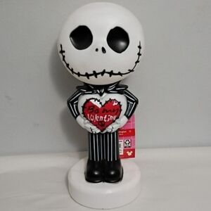 Jack Skellington " Be My Valentine " Blow Mold Light Up Heart